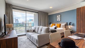 Hypo-allergenic bedding, individually decorated, individually furnished