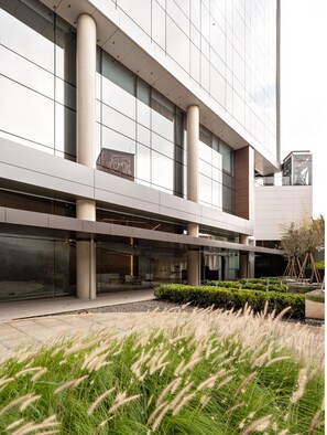 Majoituspaikan julkisivu