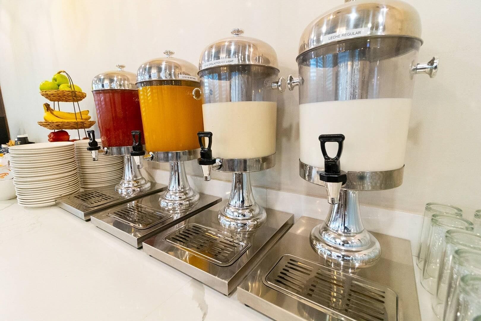 free daily self-service breakfast