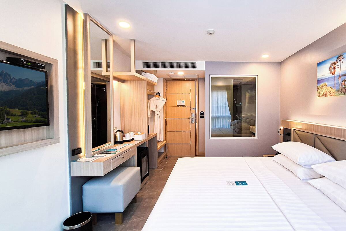 Standaard tweepersoonskamer, 1 kingsize bed, niet-roken | Grondplan