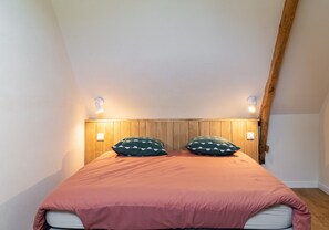 2 chambres, draps fournis