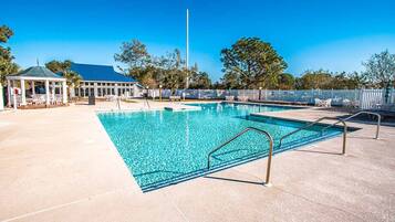 Indoor pool, seasonal outdoor pool