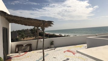 Double Room, Sea View (Corail) | Premium bedding, Select Comfort beds, individually decorated, desk