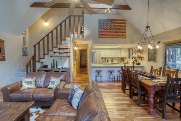 TV connectée, cheminée, jeux vidéo, lecteur de DVD