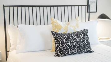 1 bedroom, travel crib, WiFi, bed sheets