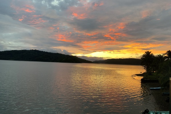 Sunset view from your private terrace