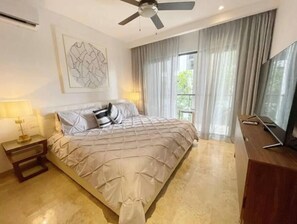 1 bedroom, iron/ironing board, bed sheets