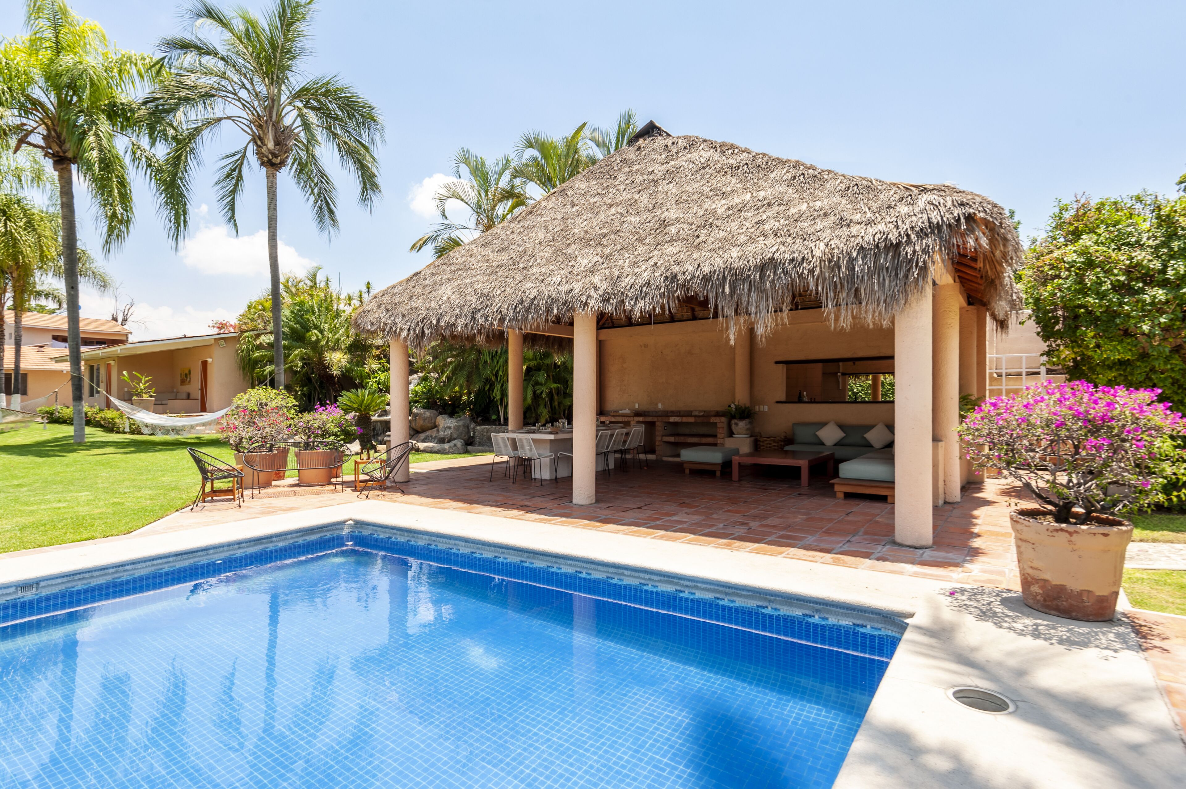 Piscine extérieure, piscine chauffée