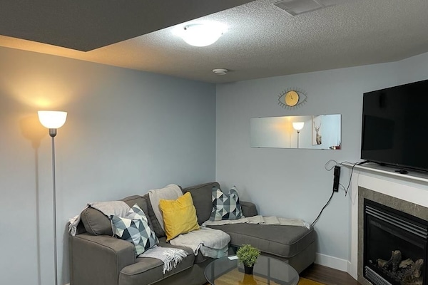 TV connectée, cheminée