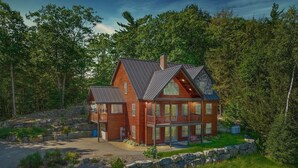 Exterior - Stunning Lake Views + Fall Colors @ Gunstock - 4 BR Sleeps 10, Dog-Friendly Home (Gilford)