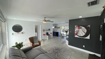 Smart TV, video games, books, stereo