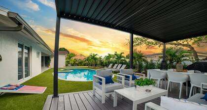 Premium Miami Villa: Resort Pool, Golf & BB Court