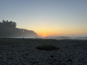 Beach nearby, beach towels