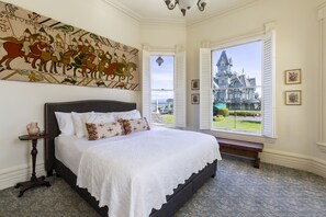 Tempur-Pedic beds, blackout drapes, iron/ironing board, free WiFi