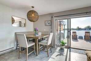 Dining - Michigan Island Lake House w/ Pontoon Boat! (Linden)