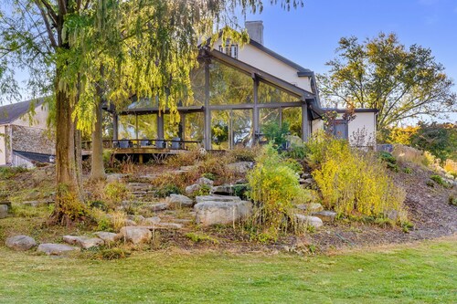 Idyllic 50 Acre Retreat w/ Pool, Tennis, Fishing; Built for XL Groups to Escape!