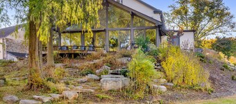 Idyllic 50 Acre Retreat w/ Pool, Tennis, Fishing; Built for XL Groups to Escape!