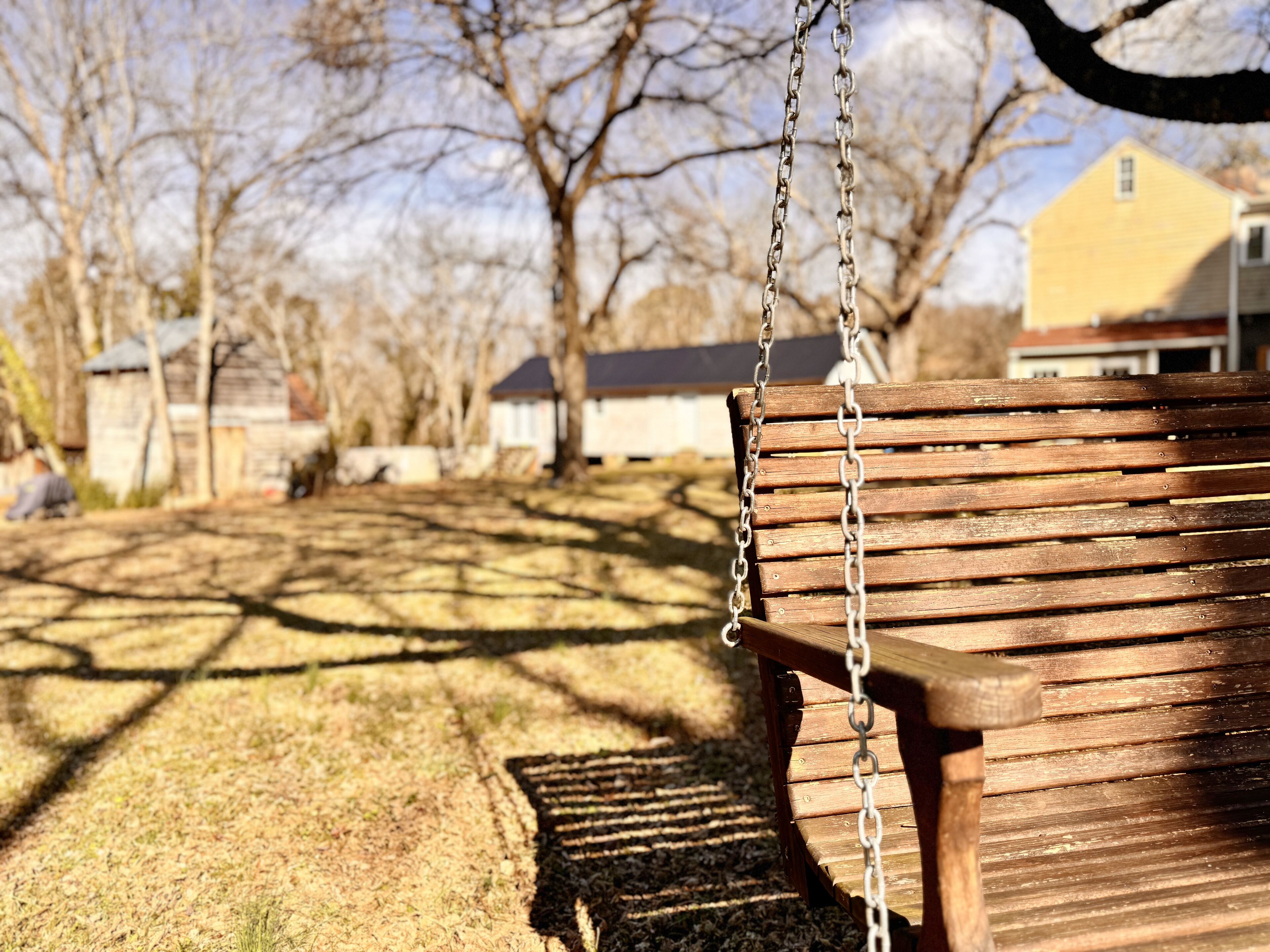 Vista frontal de la propiedad