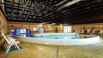 Una piscina riscaldata