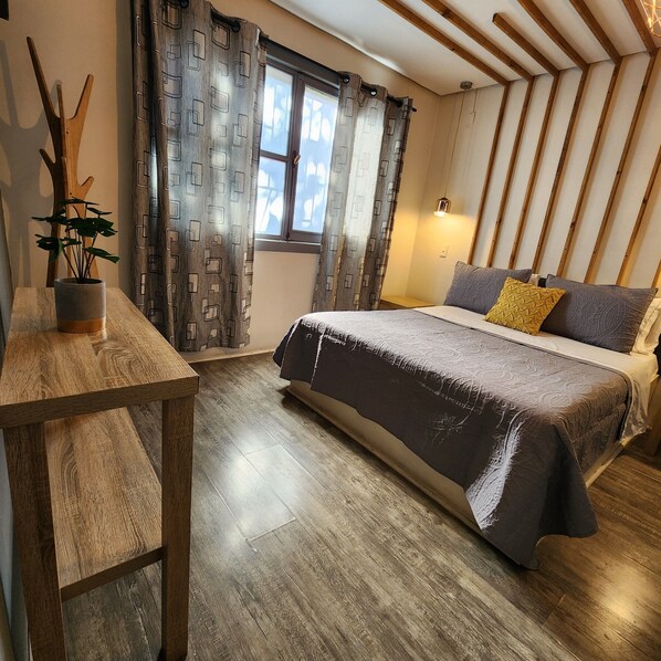 Habitación doble Deluxe | Insonorización, wifi gratis y ropa de cama