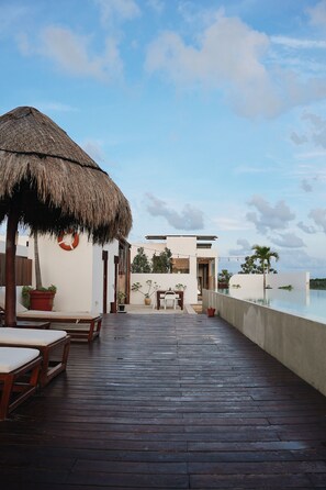Rooftop pool