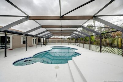 3 Bedroom home with large pool. Great location.