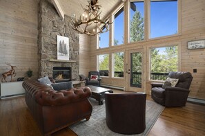 テレビ、暖炉、テレビゲーム、DVD プレーヤー