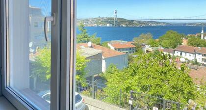 Flat With Bosphorus View and Backyard in Uskudar
