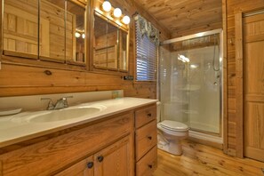 Shower, towels
