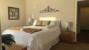 2 bedrooms, iron/ironing board, travel crib, WiFi