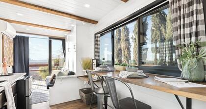 Tiny Cargo Home, Farm Experience with Rooftop Views