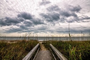 On the beach