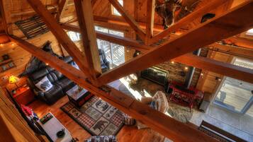 Télévision, cheminée, Netflix, Hulu