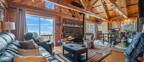 TV, fireplace, Netflix, Hulu