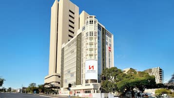 Overnatningsstedets facade