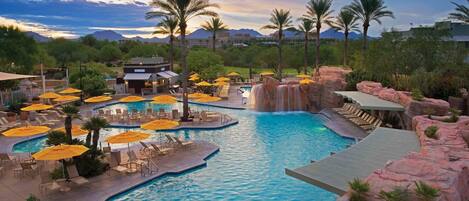 Piscine extérieure, piscine chauffée