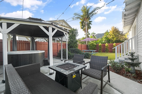 Beautiful views of Mount Rubidoux from backyard.
