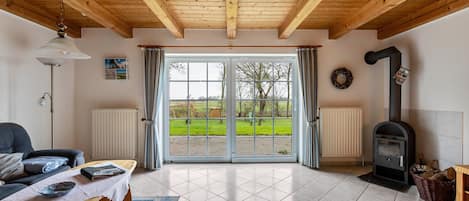 Téléviseur, foyer, table de ping-pong, chaßne audio