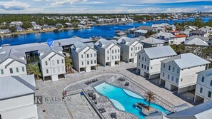 Pool - Osprey 09 | Bay front with boat slip, elevator, and pool. Traditions by Kaiser Vacation Rentals. (Orange Beach)