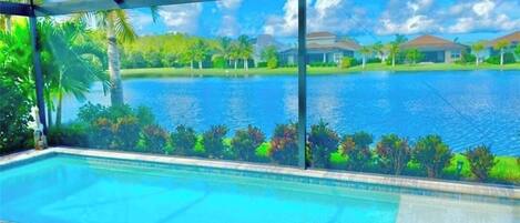 屋外プール、温水プール