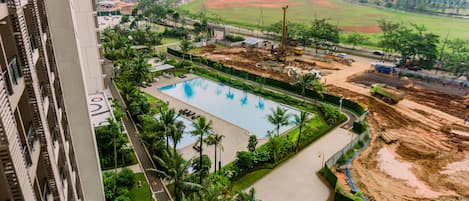 Blick von der Unterkunft