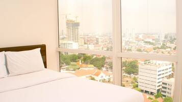 2 habitaciones, decoración personalizada y muebles diferentes