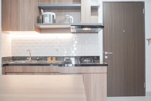 Private kitchen - Luxurious 2Br At Transpark Cibubur Apartment (Depok)