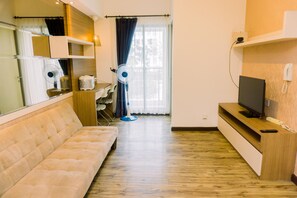 Apartment, 2 Bedrooms | Living area - Good Deal And Comfy 2Br Apartment At M-Town Residence (Gading Serpong)