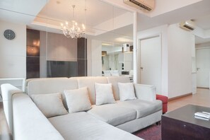 Living area - Stunning And Comfortable 3Br Apartment Casa Grande Residence (Jakarta)