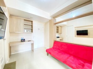 Apartment, 1 Bedroom | Living area | TV - Cozy And Clean 1Br Apartment At Parahyangan Residence (Bandung)