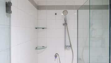 Apartment, 2 Bedrooms | Bathroom | Shower, free toiletries, towels