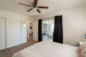 1 bedroom, iron/ironing board, WiFi, bed sheets - 1BR Steps From Beach, Heart of Cocoa Beach! (Cocoa Beach)