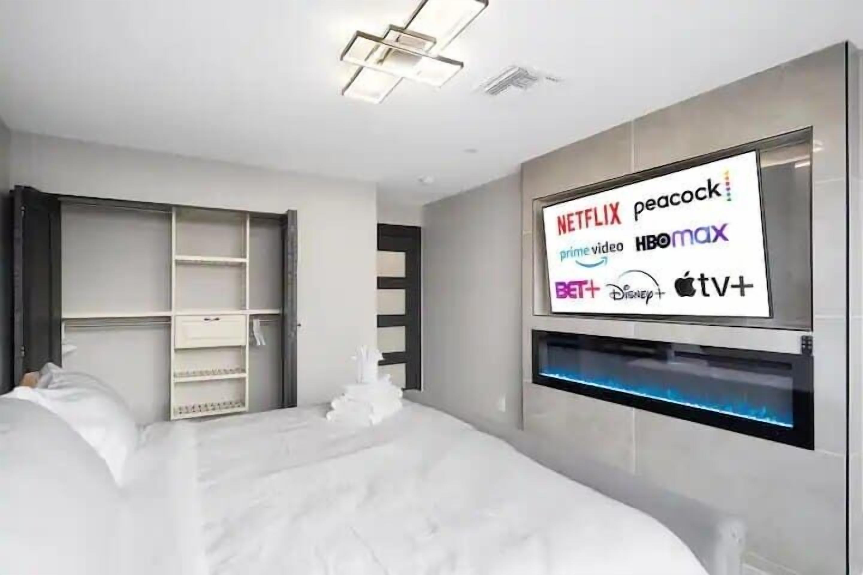 4 slaapkamers, een strijkplank/strijkijzer, gratis wifi, beddengoed