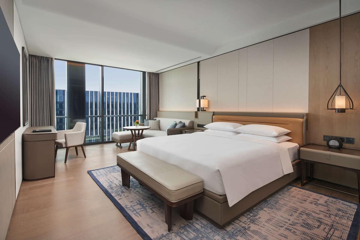 Minibar, in-room safe, desk, blackout curtains